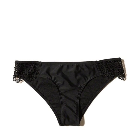 *LAST CHANCE* Hollister black lace bikini - Picture 2 of 2